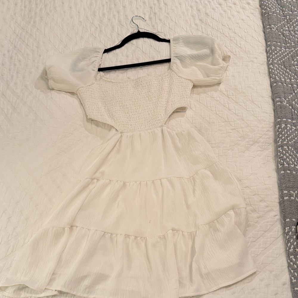Altar'd State Elegant Cream Kids Dress